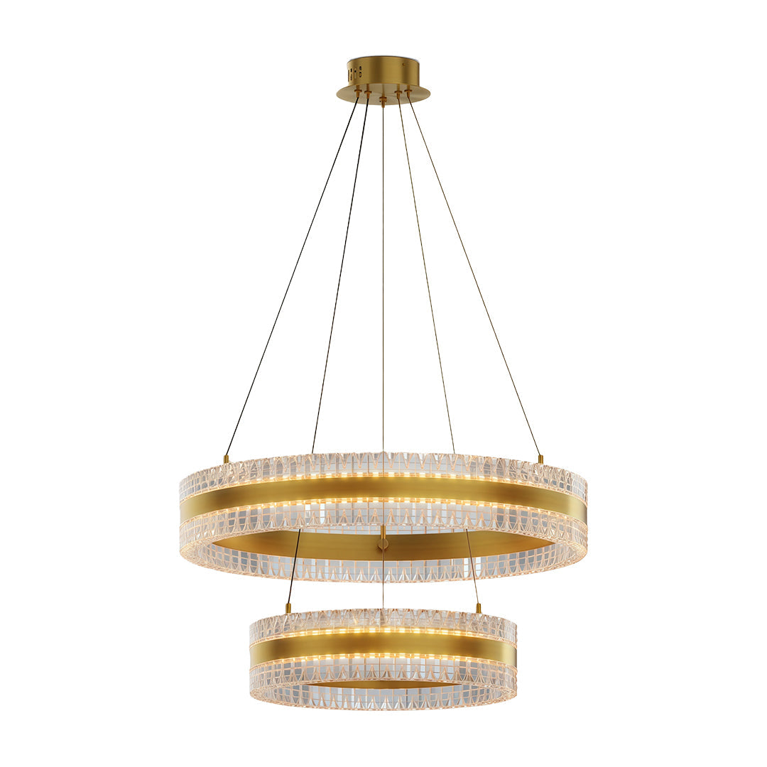Modern Circular Minimalist Luxury Chandelier Ceiling Light