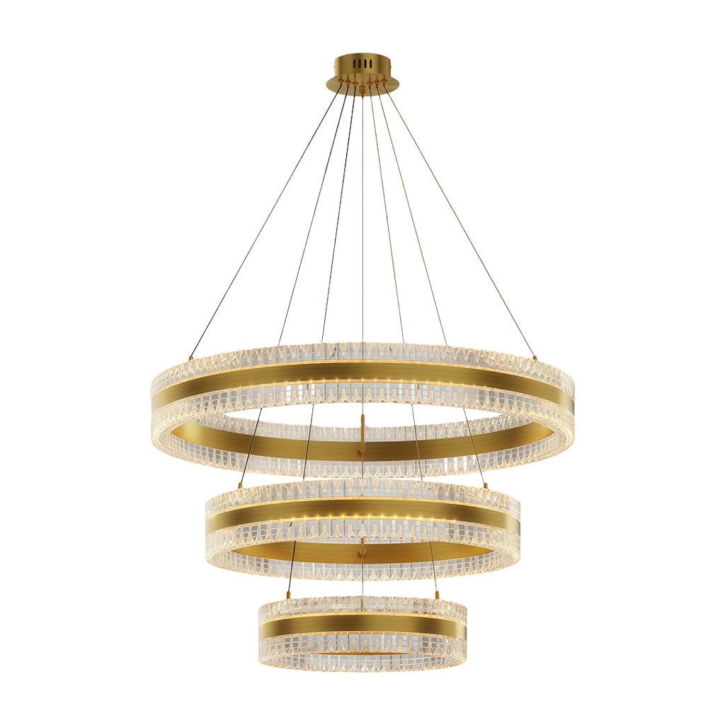 Modern Circular Minimalist Luxury Chandelier Ceiling Light