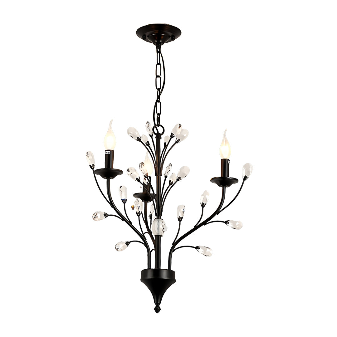 Contemporary Candle Chandelier LED Candelabra Ceiling Light
