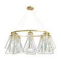 Contemporary Crystal Chandelier Minimalist Ceiling Light