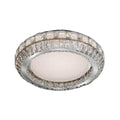 Contemporary Flush Mount Crystal Light Fixture - Luxury Ceiling Light for Modern Home Decor