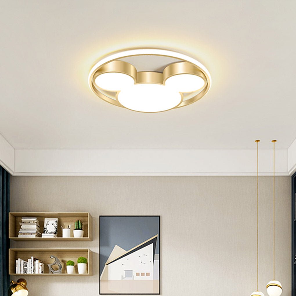 Modern LED Energy Saving Ceiling Lamp - Creative Three Tone Light Fixture