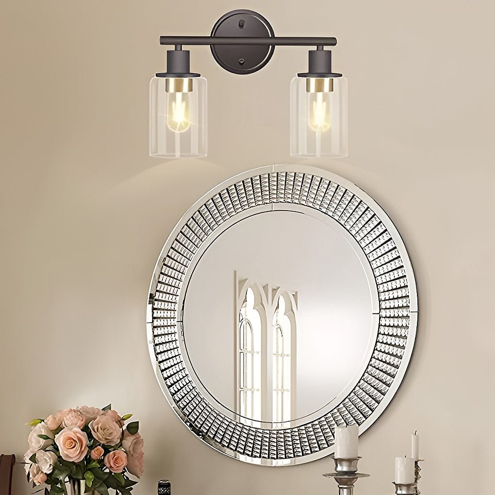 Industrial Plug-In Glass Wall Sconce – Creative Bathroom and Bedroom Vanity Lighting, Adjustable Arm, Vintage Style, Modern Industrial Decor, Easy Installation, Wall Mount Fixture for Home, Rustic Lighting Design, Elegant Glass Shade, Perfect for Hallway,