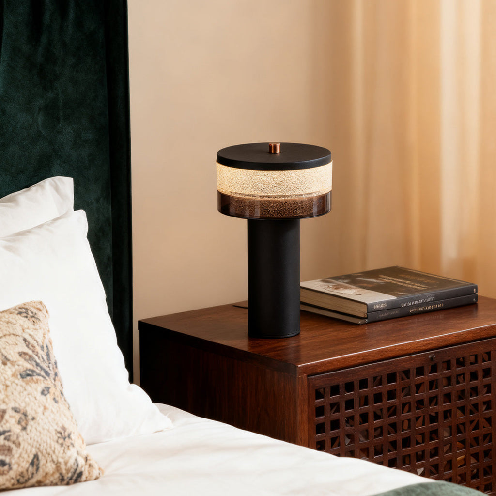 Cylindrical Nordic Iron Table Lamp - Sleek Decorative Light