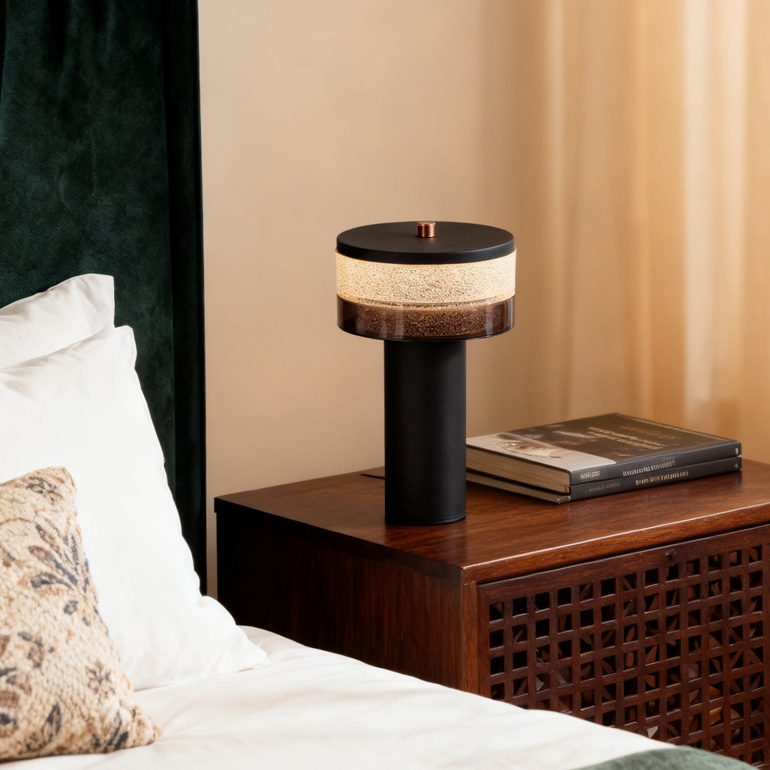 Cylindrical Nordic Iron Table Lamp - Sleek Decorative Light