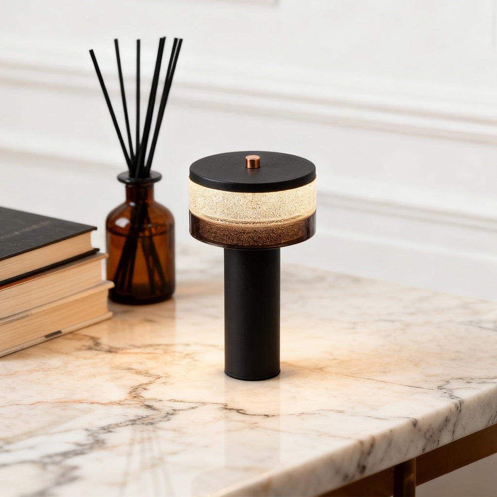 Cylindrical Nordic Iron Table Lamp - Sleek Decorative Light