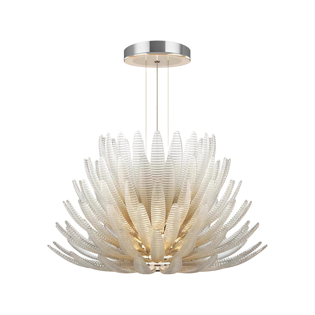Deco Chandelier Luxury Stainless Steel Glass Ceiling Light