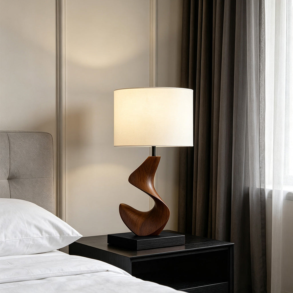 Fabric Resin Lampshade for Table Lamps - Ambient Decorative Light