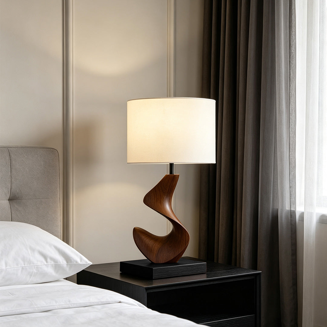 Fabric Resin Lampshade for Table Lamps - Ambient Decorative Light