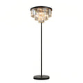 Floor Crystal Lamp - American Glamorous Decorative Standing Luxury Light