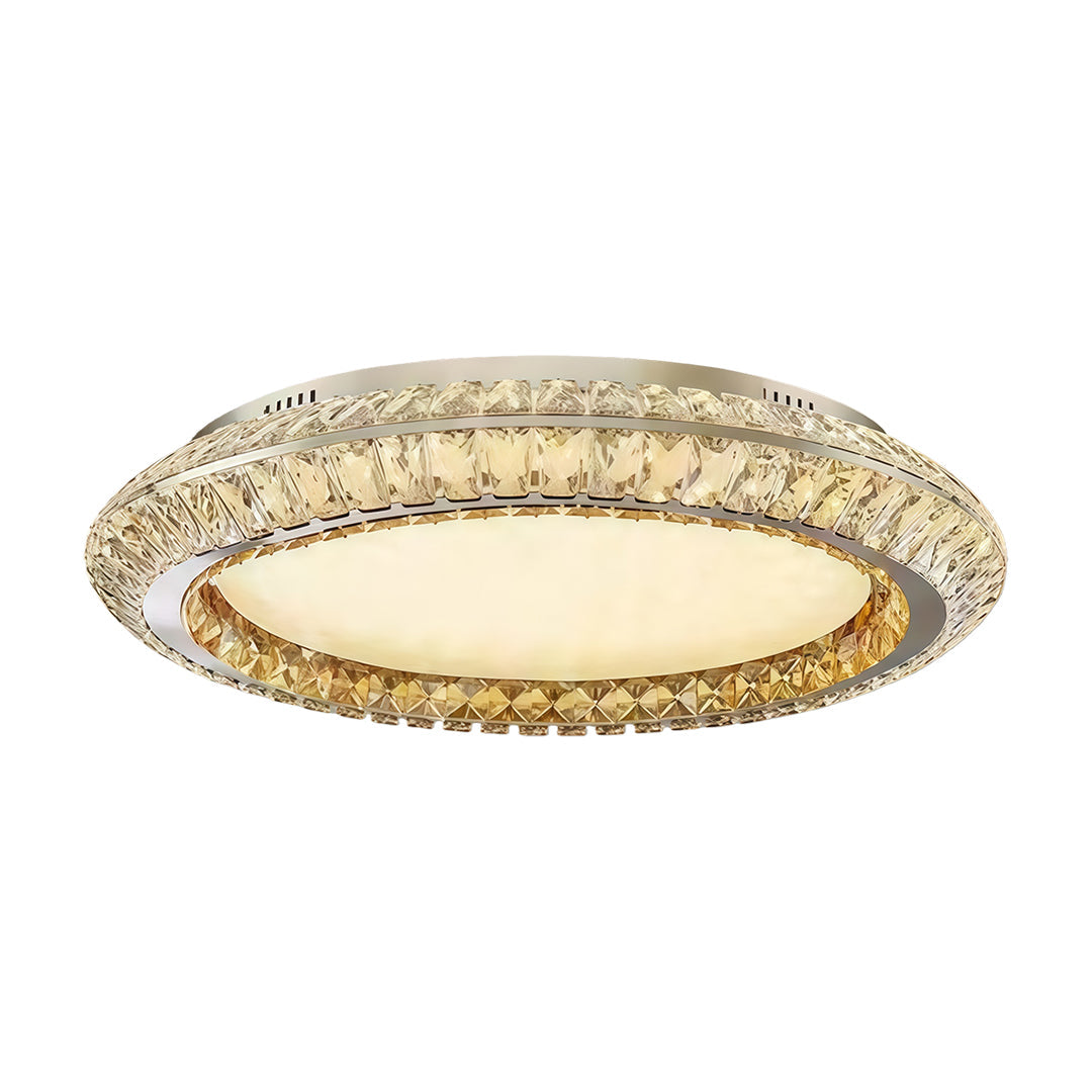 Flush Mount Crystal Ceiling Light Luxury Eye-Protecting Lamp