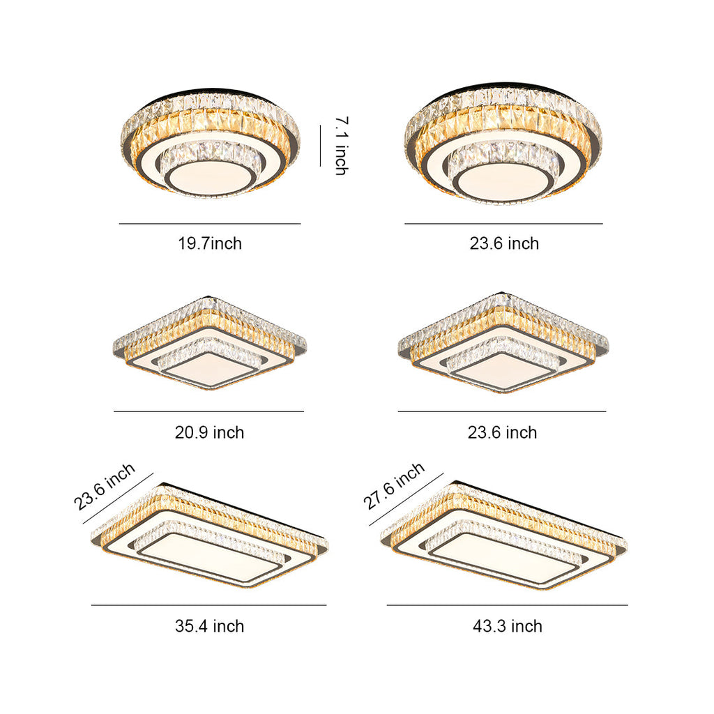 Modern Minimalist Flush Mount Light Fixture Luxury Ceiling Light
