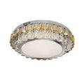 Modern Crystal Flush Mount Light - Eye-Protecting LED Ceiling Fixture