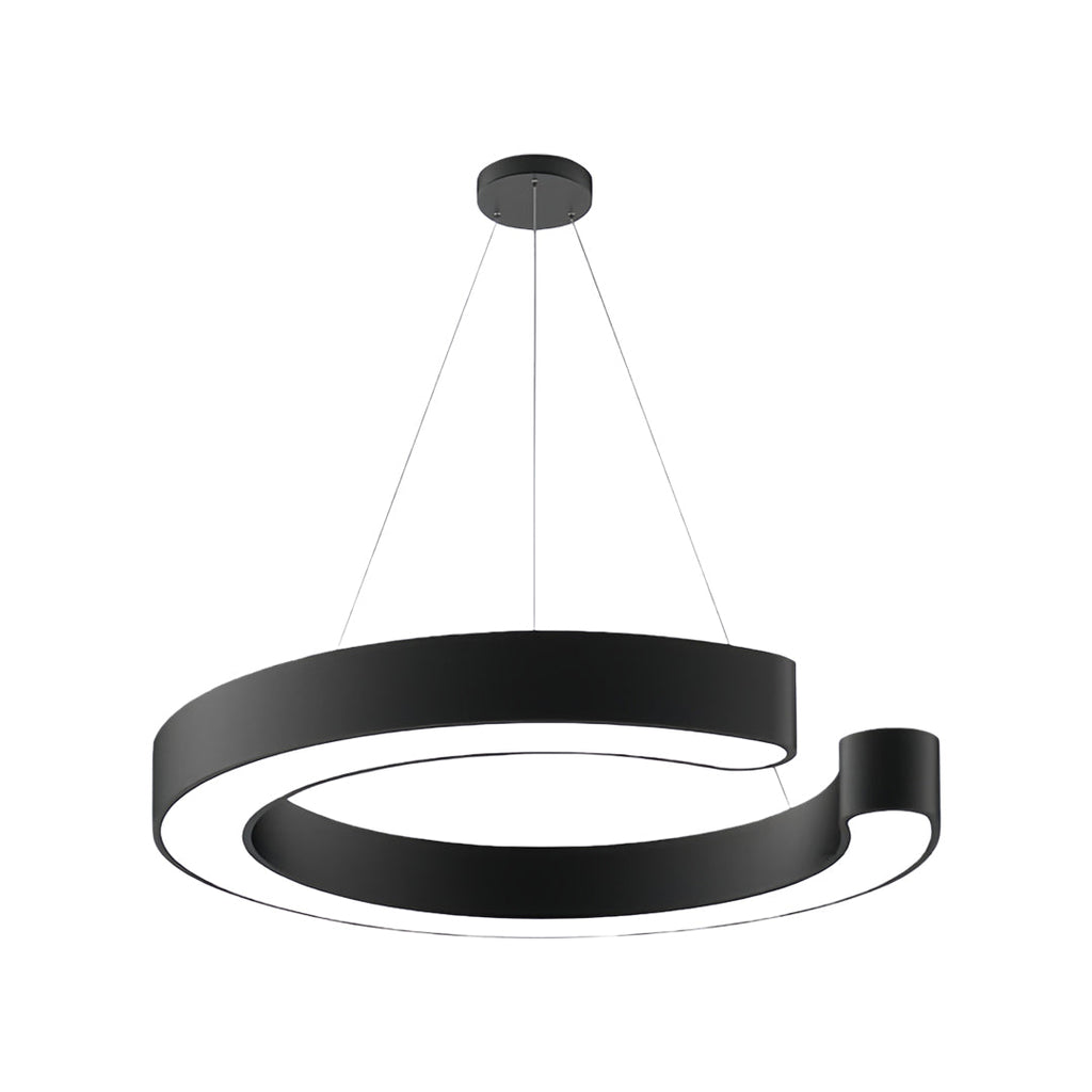 Geometric Pendant Light - Iron Frame & Acrylic Ceiling Fixture