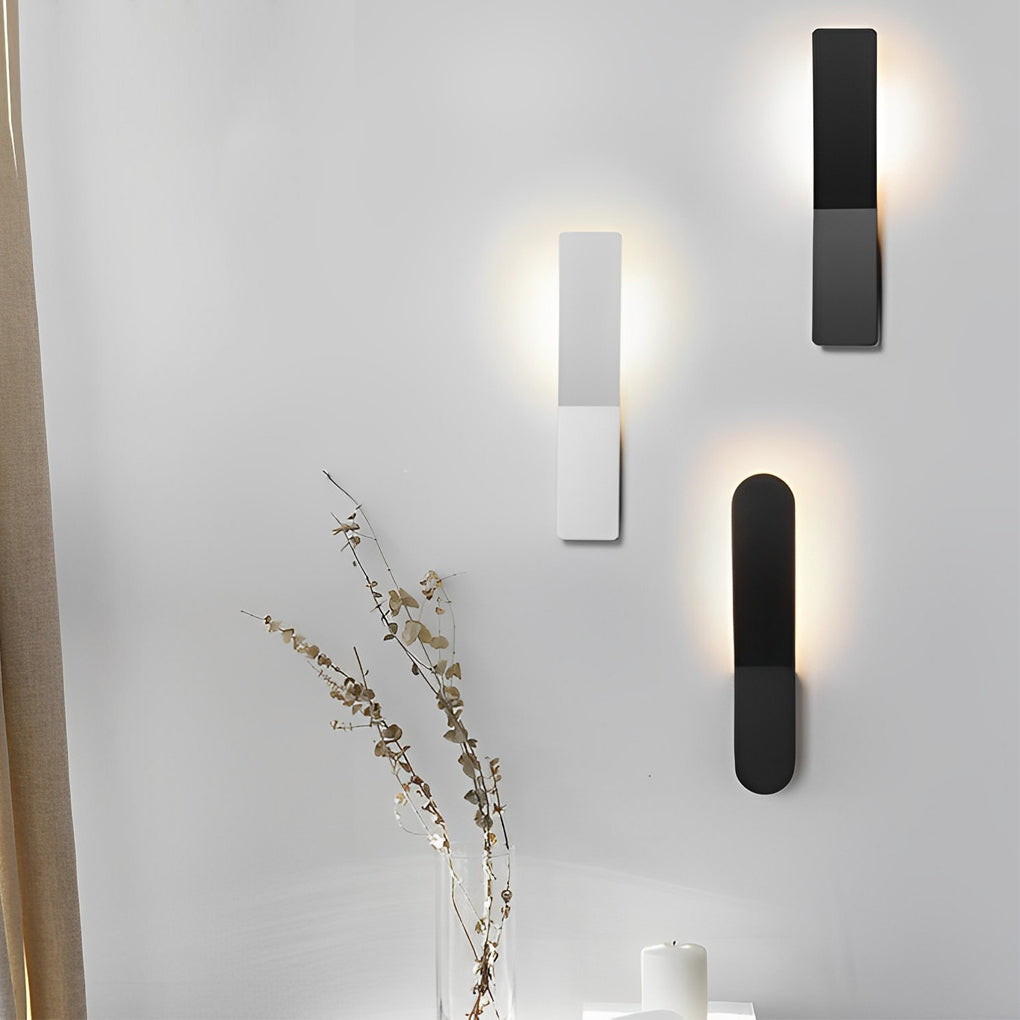 Minimalist LED Aluminum Backlit Wall Lamp - Stylish Interior Lighting Solution