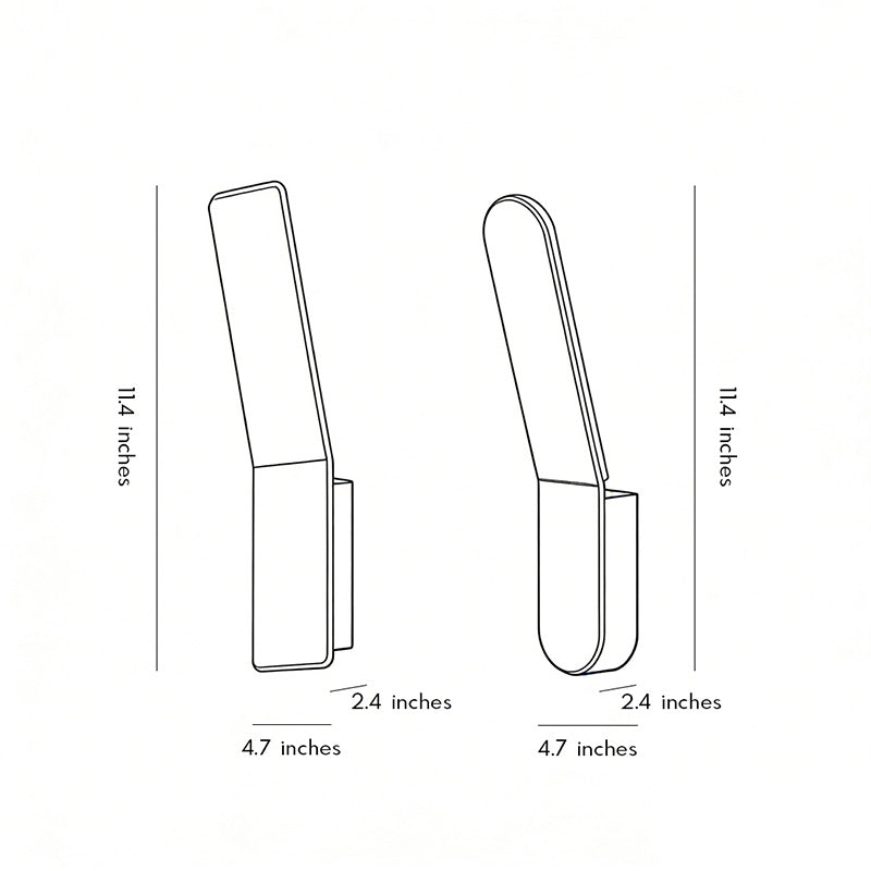 Minimalist LED Aluminum Backlit Wall Lamp - Stylish Interior Lighting Solution