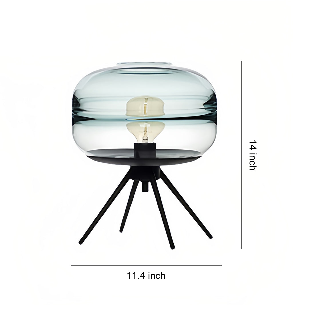 Modern Nordic Glass Accent Lamp - Four-Legged Small Table Light