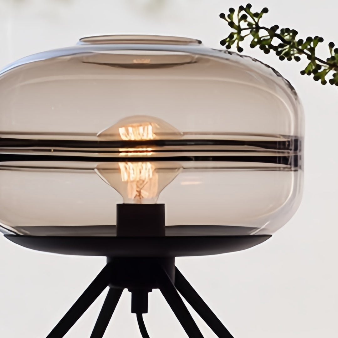 Modern Nordic Glass Accent Lamp - Four-Legged Small Table Light