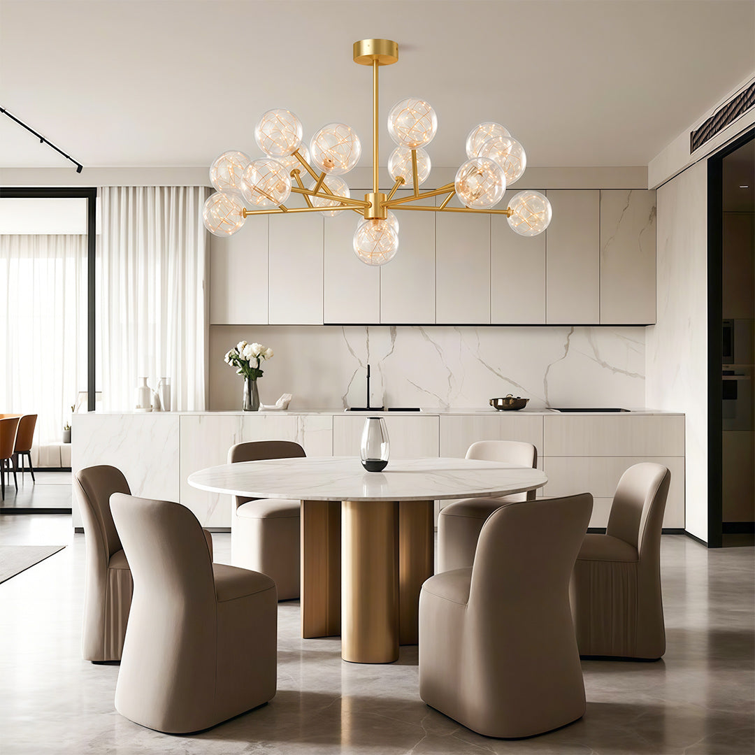 Modern Glass Globe Chandelier - Sky Star Ceiling Light