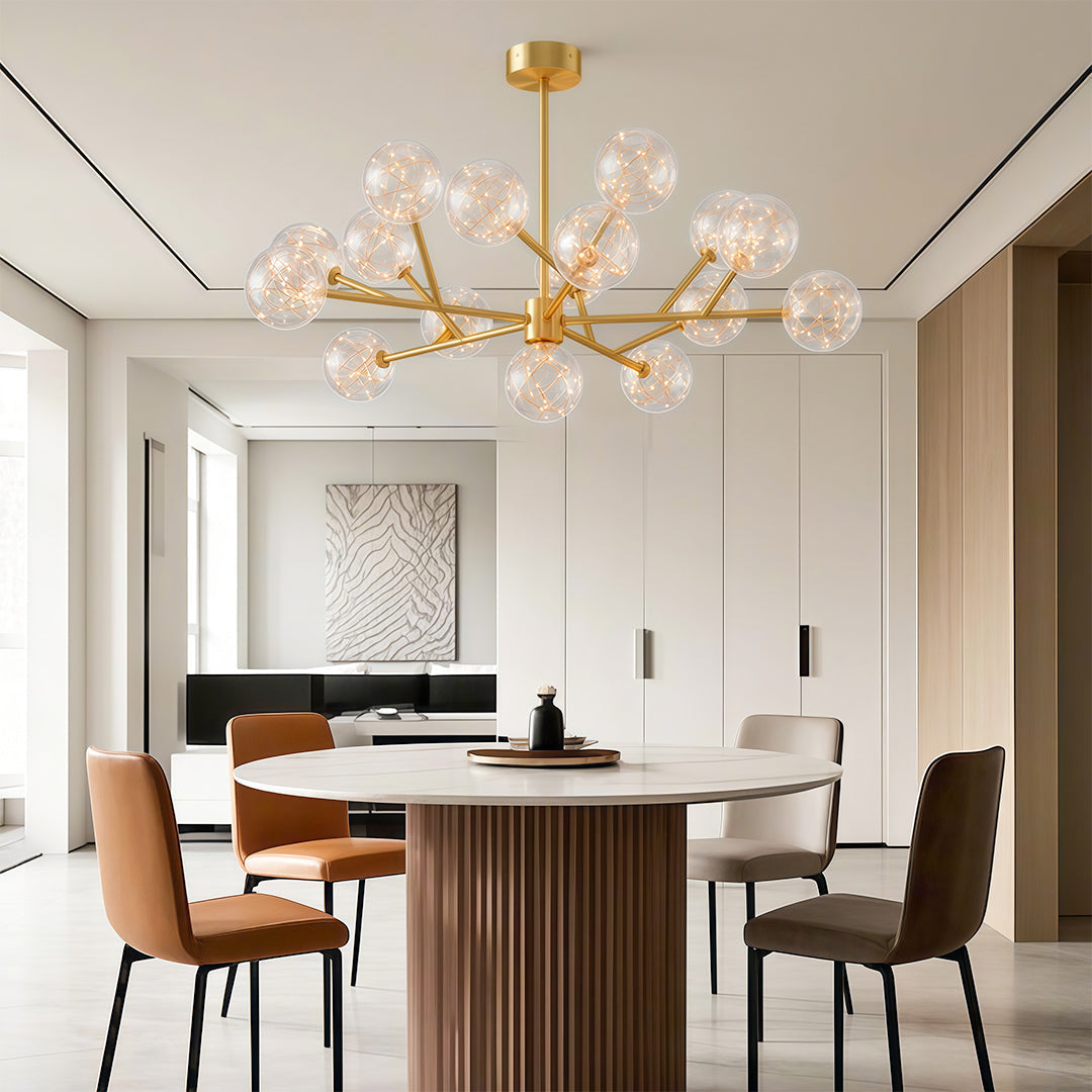 Modern Glass Globe Chandelier - Sky Star Ceiling Light