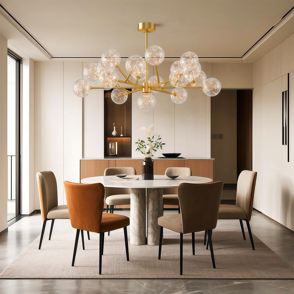 Modern Glass Globe Chandelier - Sky Star Ceiling Light