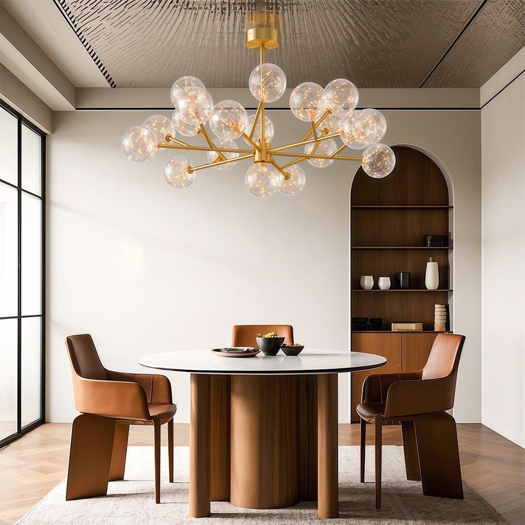 Modern Glass Globe Chandelier - Sky Star Ceiling Light