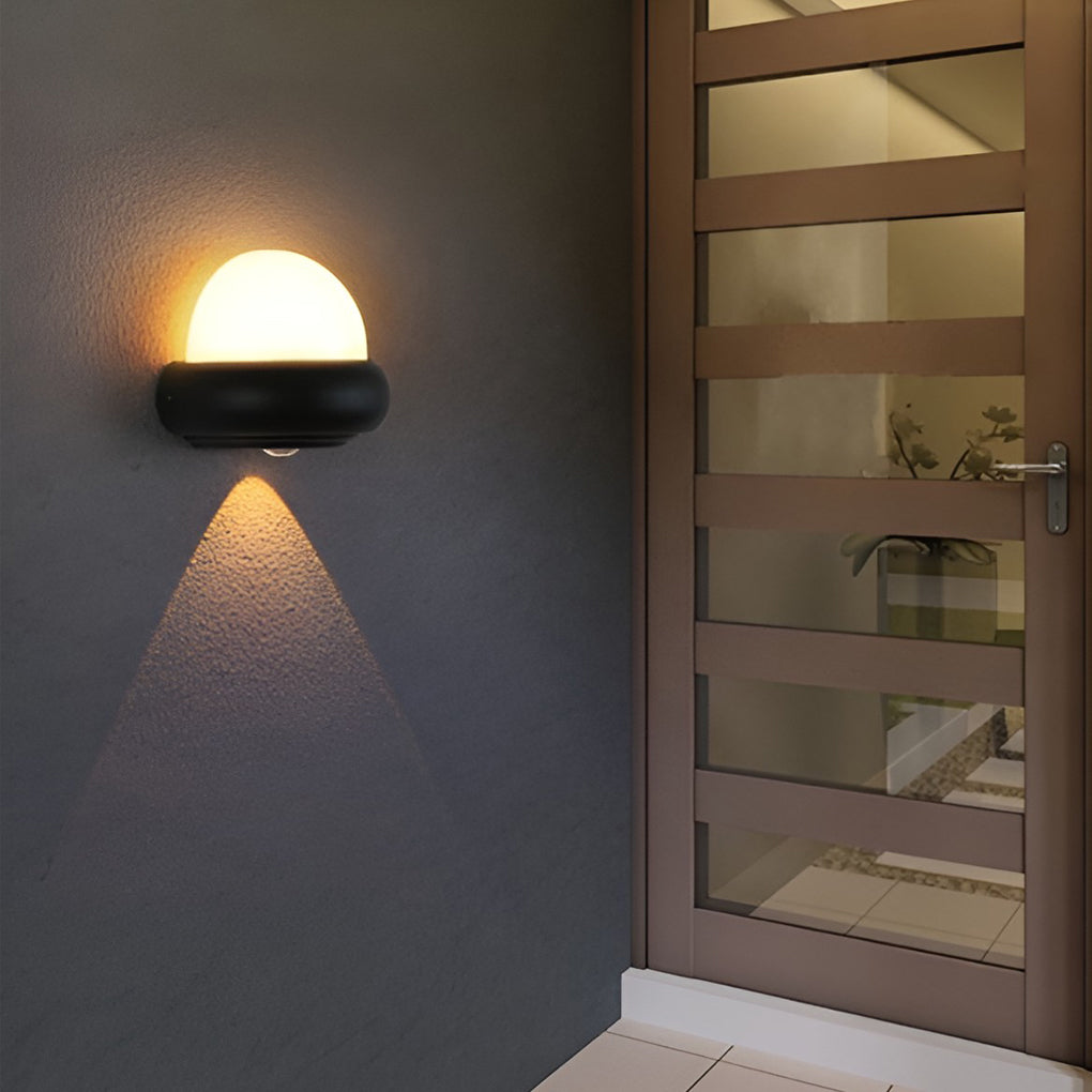 Modern Globe Up-Down LED Wall Sconce Light