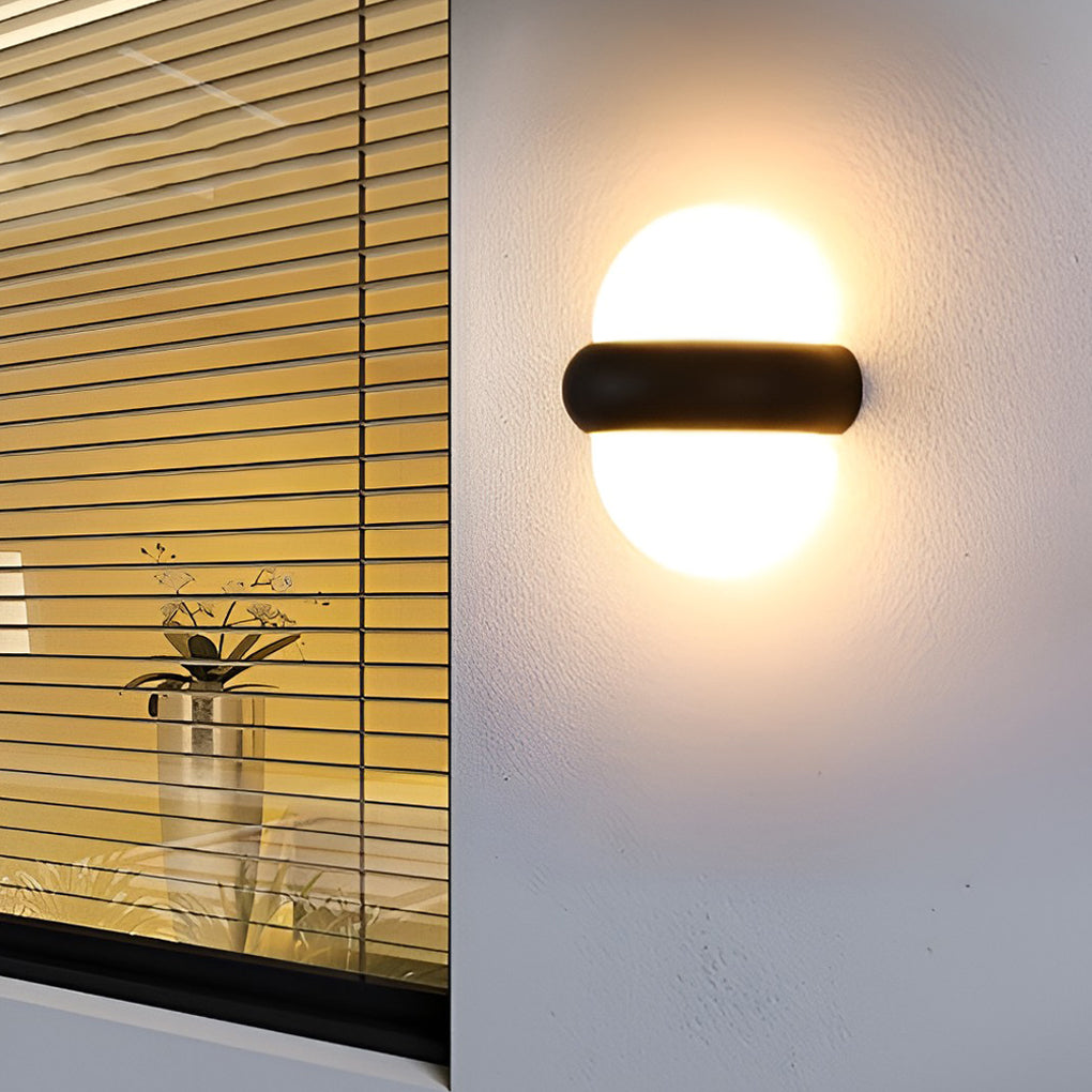 Modern Globe Up-Down LED Wall Sconce Light