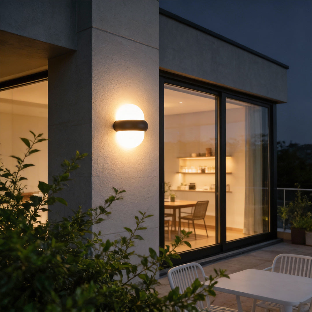 Modern Globe Up-Down LED Wall Sconce Light
