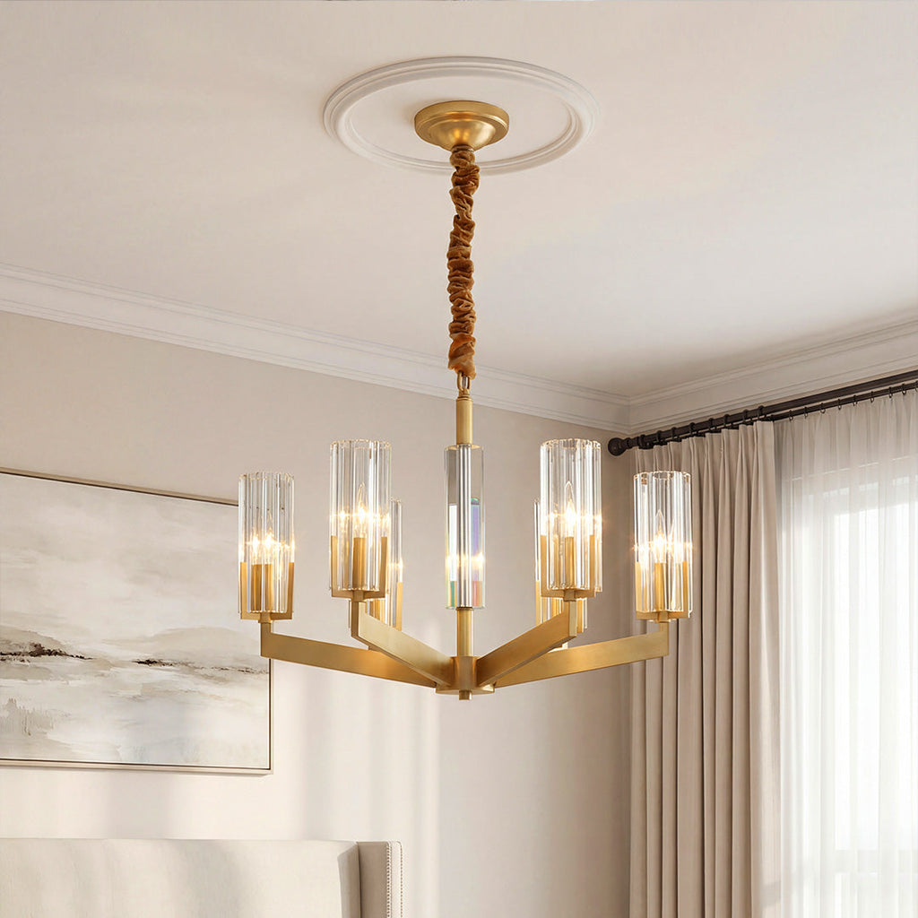 American-Style Candle Chandeliers Luxury Ceiling Light