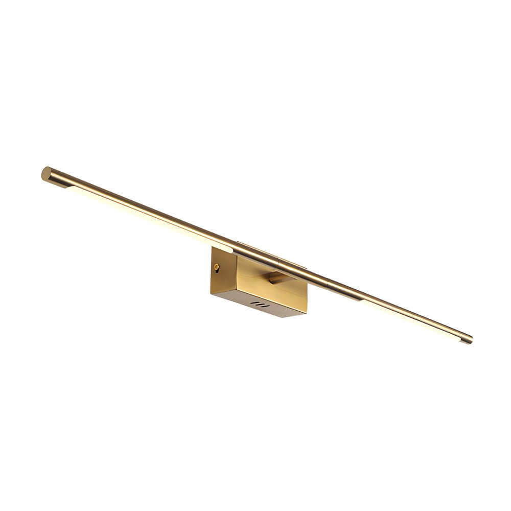 Modern Gold LED Bathroom Vanity Light 23.6" & 39.4" - Stylish Illumination with Warm & White Light, Adjustable Brightness, Brushed Gold Finish, Contemporary Design for Home Decor, Elegant LED Vanity Fixture for Makeup and Grooming, Energy-Efficient Lighti
