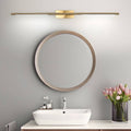 Modern Gold LED Bathroom Vanity Light 23.6" & 39.4" - Stylish Illumination with Warm & White Light, Adjustable Brightness, Brushed Gold Finish, Contemporary Design for Home Decor, Elegant LED Vanity Fixture for Makeup and Grooming, Energy-Efficient Lighti
