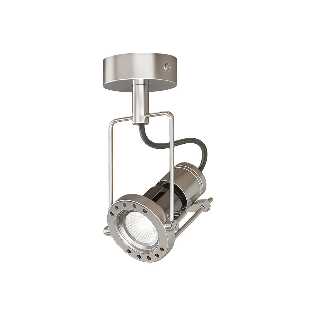 Industrial Wall Light - Silver Die-Cast Aluminum Lamp for Modern Decor