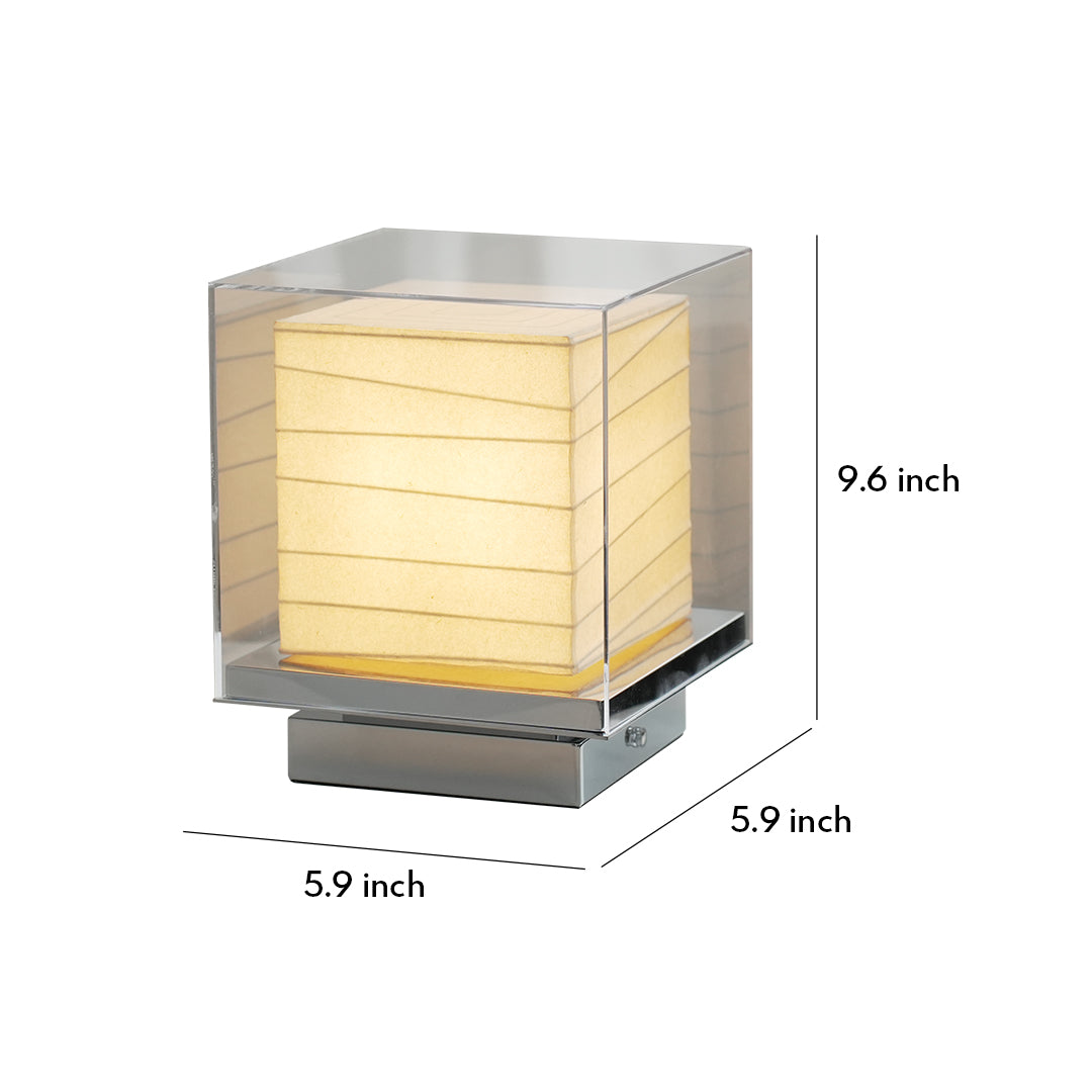 Japanese Wabi-Sabi Paper Table Lamp - Retro Ambient Lighting