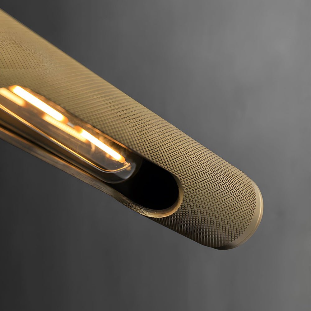 Contemporary Vanity Light Bar - Modern Ribbed LED Bathroom Light, Sleek Design, Energy-Efficient, Wall Mount Fixture, Stylish Lighting for Home Decor, Bright Makeup Lighting, Adjustable Brightness, Durable Metal Construction, Ideal for Vanity Mirror, Eleg