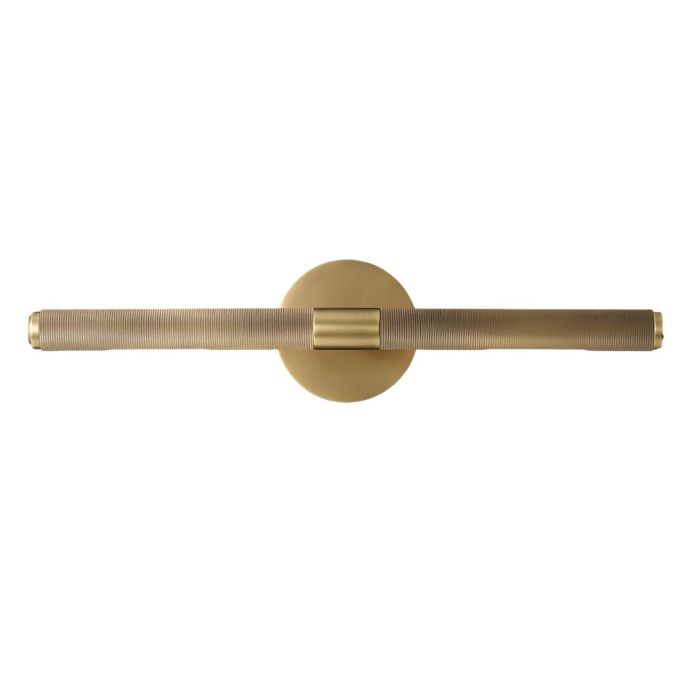 Contemporary Vanity Light Bar - Modern Ribbed LED Bathroom Light, Sleek Design, Energy-Efficient, Wall Mount Fixture, Stylish Lighting for Home Decor, Bright Makeup Lighting, Adjustable Brightness, Durable Metal Construction, Ideal for Vanity Mirror, Eleg