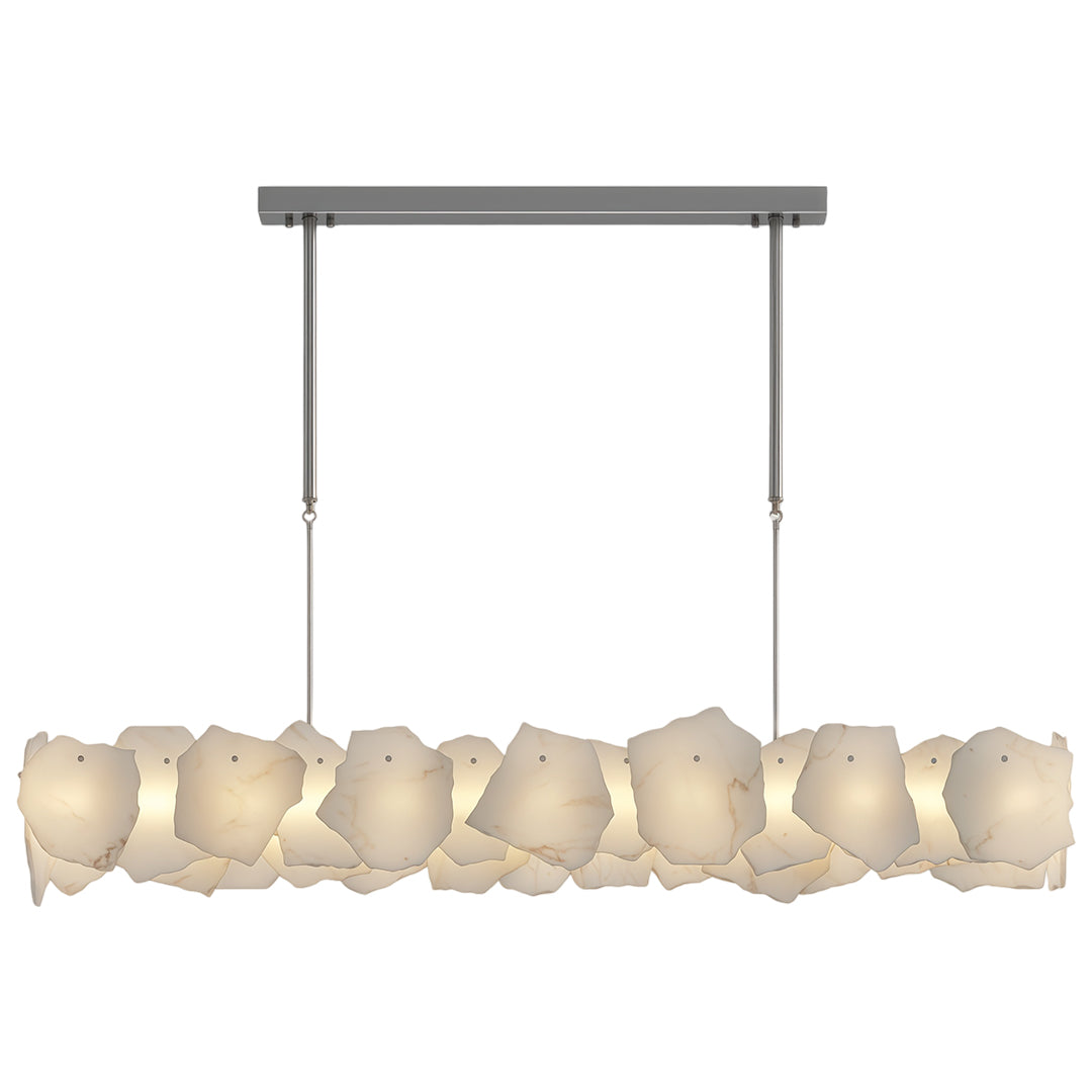 Modern LED Cloud Stone Copper Chandelier Ceiling Light