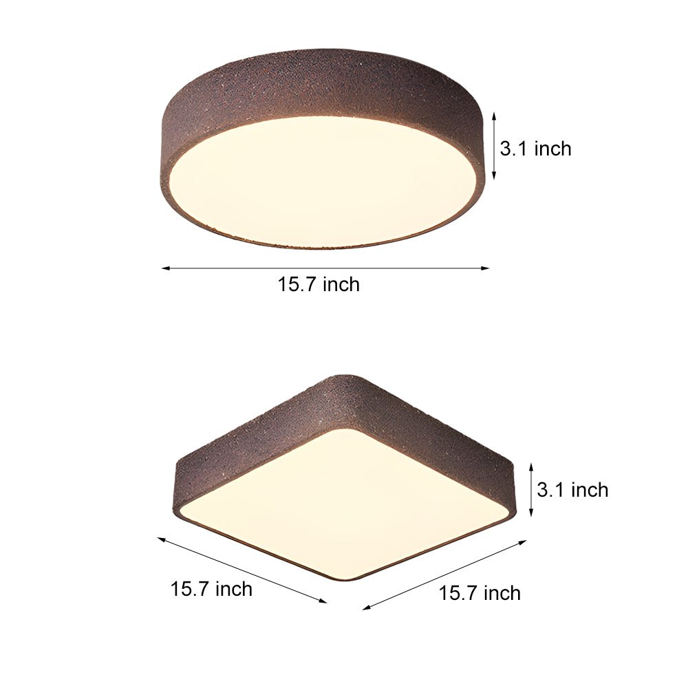 Modern LED Flush Mount Ceiling Light - Round/Square Design, Energy Efficient, Stylish Home Lighting