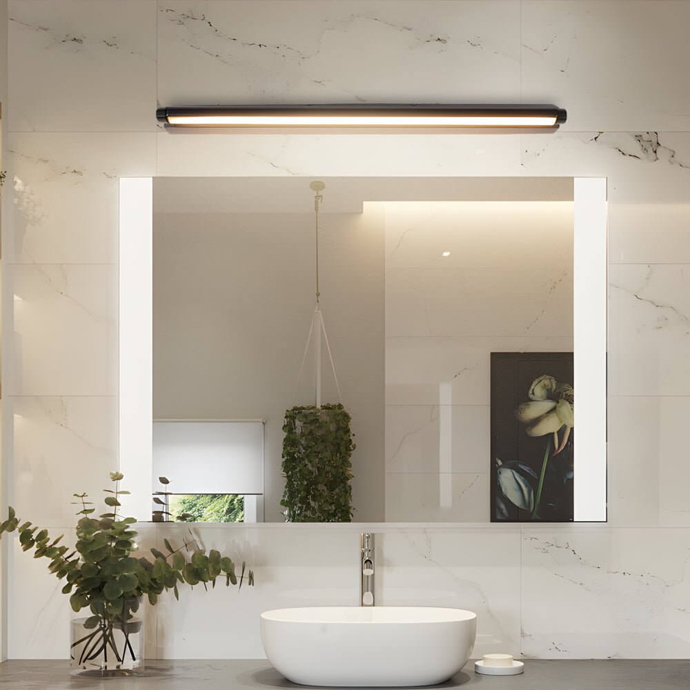 Modern Linear LED Vanity Light Wall Mounted Bathroom Fixture - Sleek Bathroom Lighting, Energy Efficient LED, Contemporary Design for Makeup, Adjustable Brightness, Waterproof IP44, Easy Installation, Ideal for Home Decor
