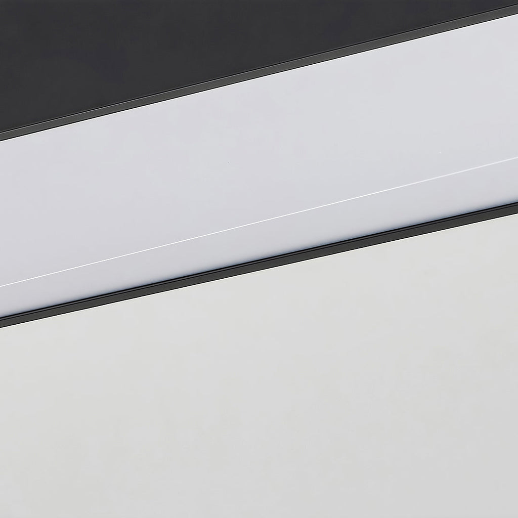 Long Rectangular Modern LED Chandelier - Minimalist Ceiling Light