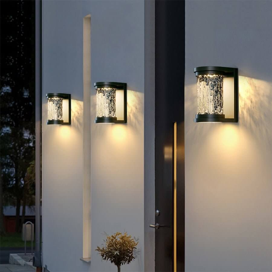 Modern Luxury Glass LED Wall Light - Stereoscopic Cylindrical Luminescence
