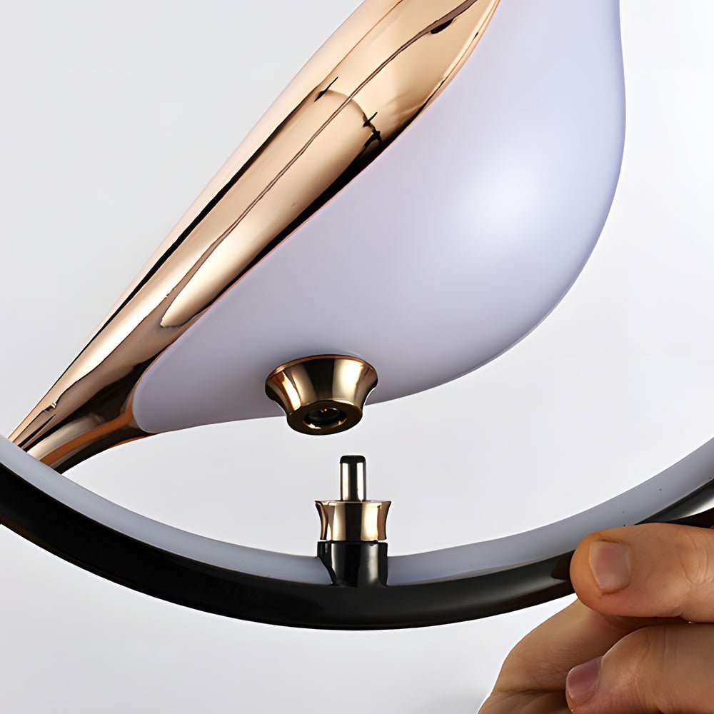 Modern Magpie Pendant Light - Oval Ring Chandelier, Stylish Lighting, Contemporary Design, Home Decor, LED Pendant Fixture
