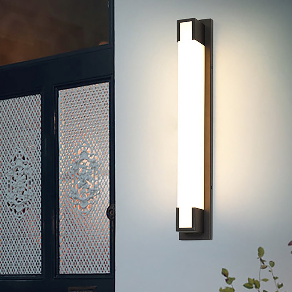 Retro Waterproof LED Outdoor Wall Lights - Black Decorative Lighting