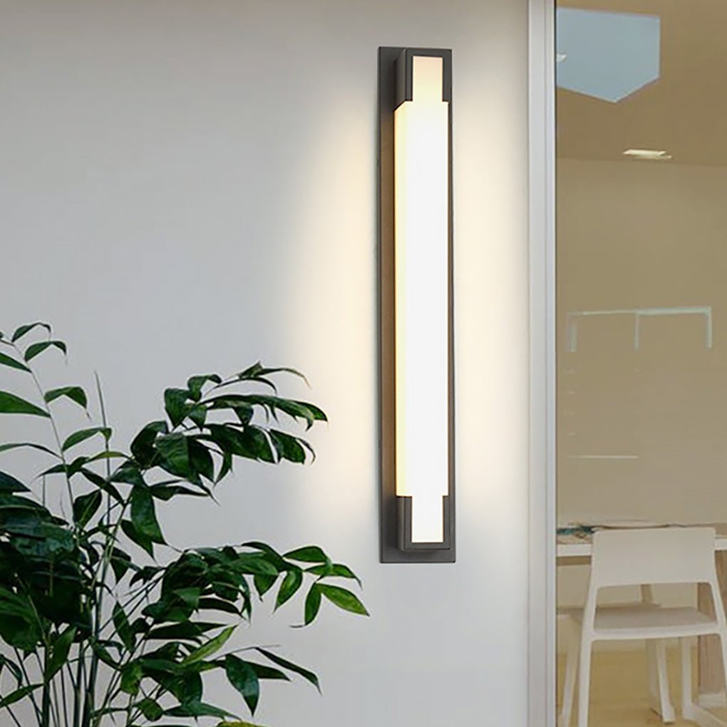Retro Waterproof LED Outdoor Wall Lights - Black Decorative Lighting