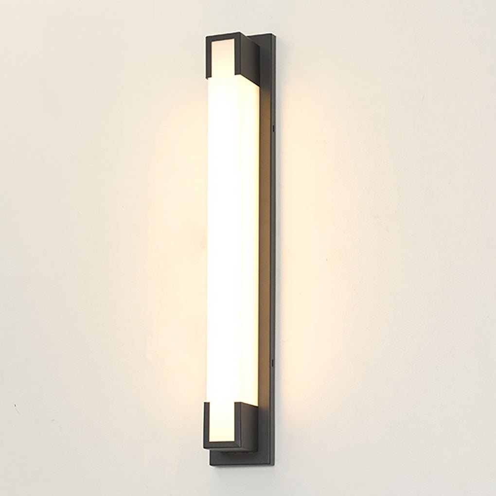 Retro Waterproof LED Outdoor Wall Lights - Black Decorative Lighting