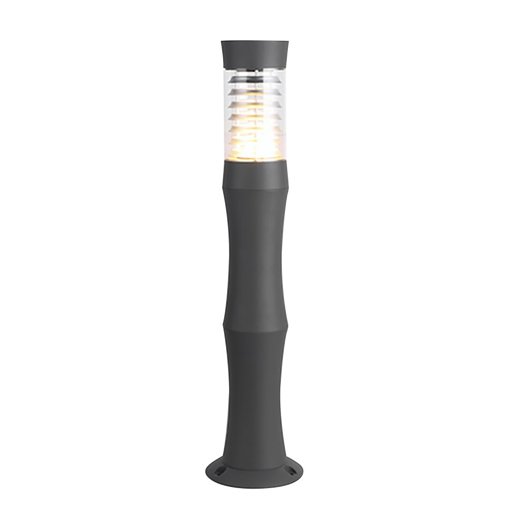 Black Bollard Garden Lights - Modern Minimalist Outdoor Lighting Solutions for Pathways and Landscapes