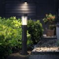 Black Bollard Garden Lights - Modern Minimalist Outdoor Lighting Solutions for Pathways and Landscapes