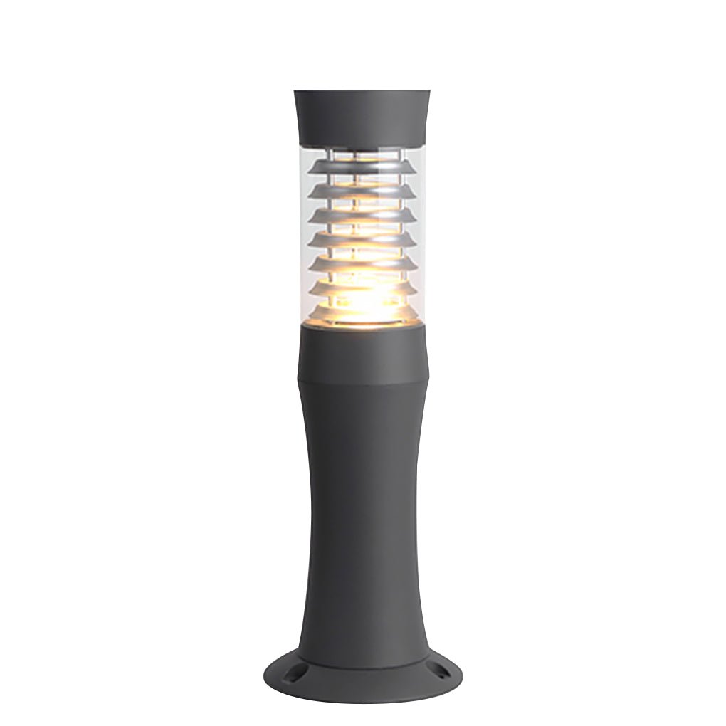 Black Bollard Garden Lights - Modern Minimalist Outdoor Lighting Solutions for Pathways and Landscapes