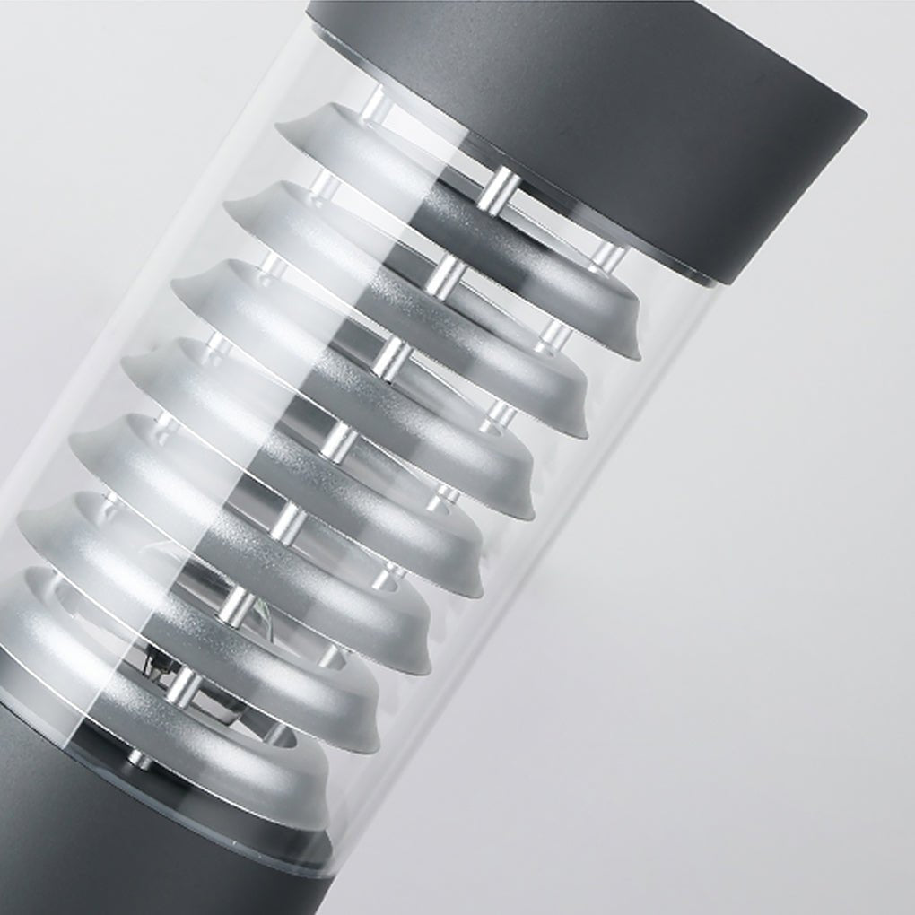 Black Bollard Garden Lights - Modern Minimalist Outdoor Lighting Solutions for Pathways and Landscapes