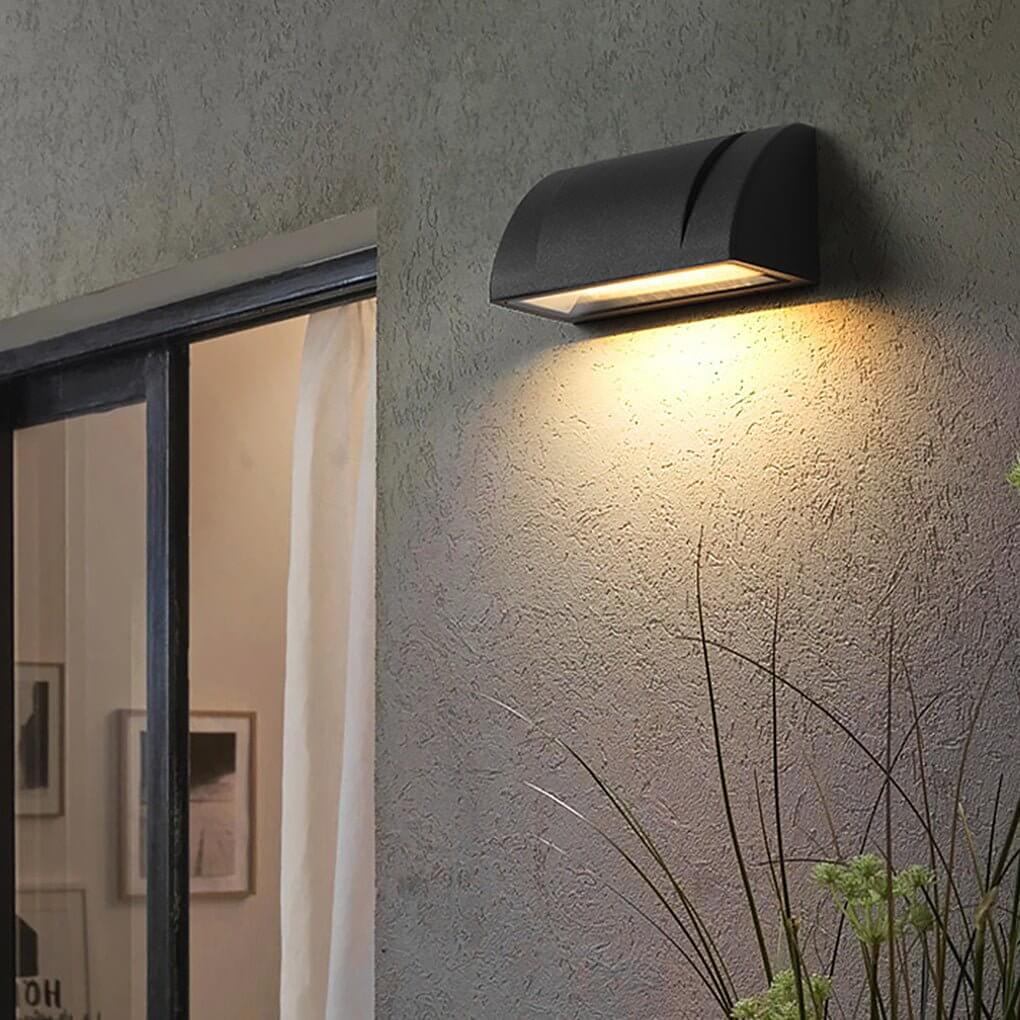 Down Facing Outdoor Wall Light - Minimalist Waterproof LED Fixture